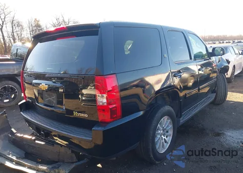 2012 Chevrolet Tahoe Hybrid из США, поврежденный, VIN 1GNSKDEJ4CR225573